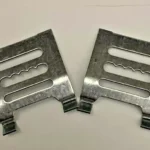 Coppia di Ganci Zincati per Attacco al Rullo per tapparelle