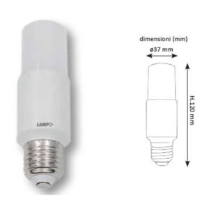 Lampada led 11W E27 4000K Lampo