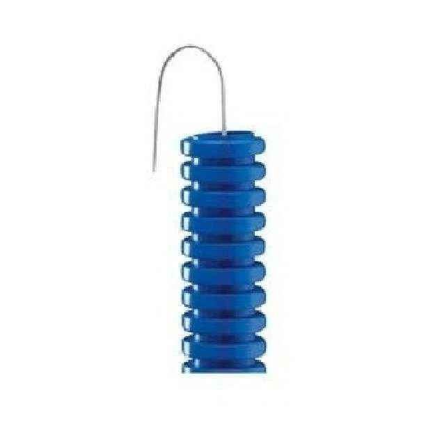 Misbrico_tubo corrugato blu con tirafilo 100metri diametro 16