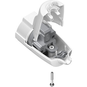 Presa standard italiano tedesco bipasso bianco
