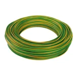 Cavo elettrico colore giallo verde 1x6