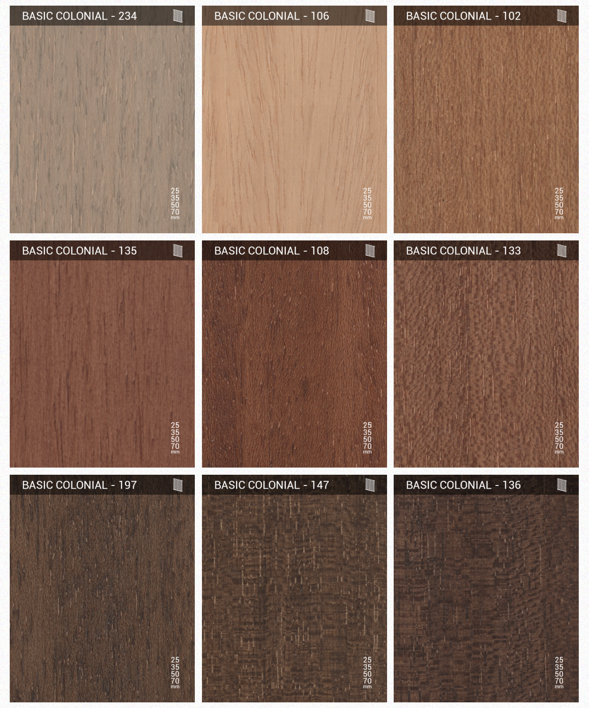 Misbrico_colore veneziana da 35 in legno
