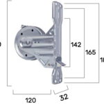 Avvolgitore universale Kliko interasse 142 165 185 mm per 12 mt